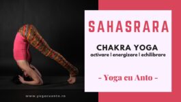 YO65 Postura yoga activare sahasrara